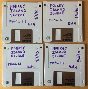 Diskettes con el código original