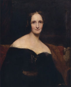 Mary Shelley, retrato de Richard Rothwell