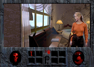 Captura del juego Phantasmagoria. 